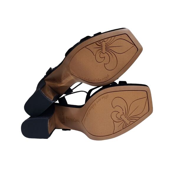 Franco Sarto Womens 8.5 Damilis Platform Sandal in Black NEW - Picture 10 of 11